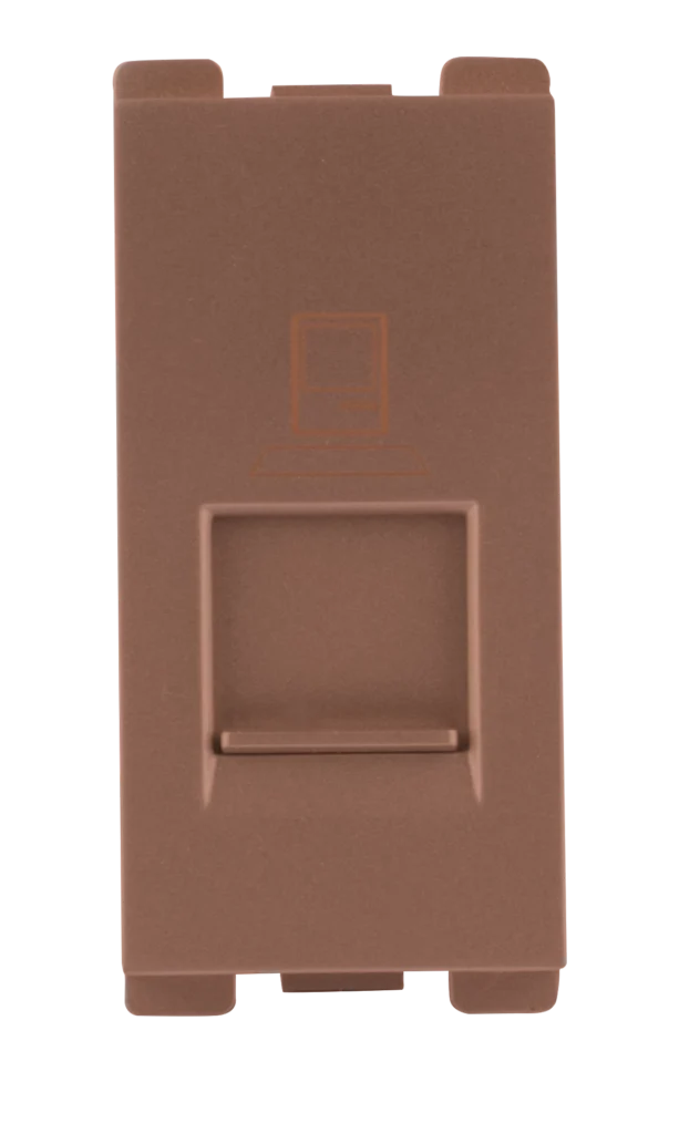 Computer socket1 CAT5e with shutter BM CRV 61271