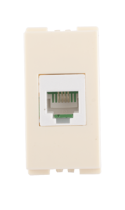 Telephone socket 8P Beige