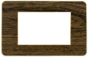 Salma Cover Aro Brown Glossy / Gold Glossy 3 gang