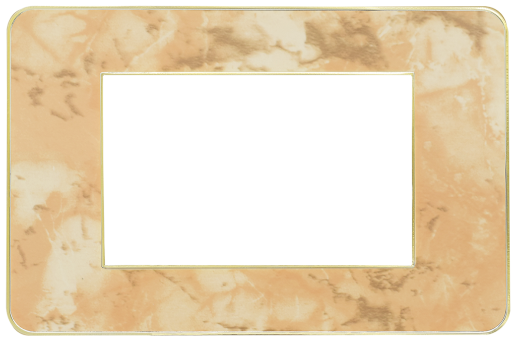 Salma Cover Marble Beige / Gold Glossy 3 gang