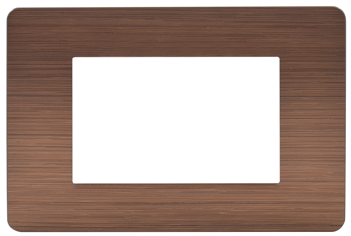 Hams Cover Copper Matt 3 gang