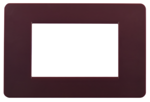 Hams Cover Dark Red 3 gang