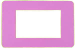 Salma Cover Fushia Glossy / Gold Glossy 3 gang