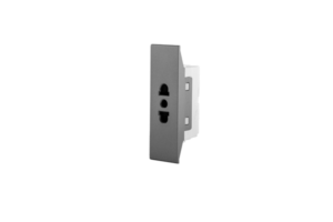 Euro-American Socket  with shutter and earth (16A) 22mm