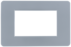 Hams Cover Silver Matt 3 gang