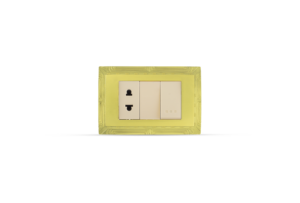 Iron Cover Eva Gold matt / Gold 3 gang