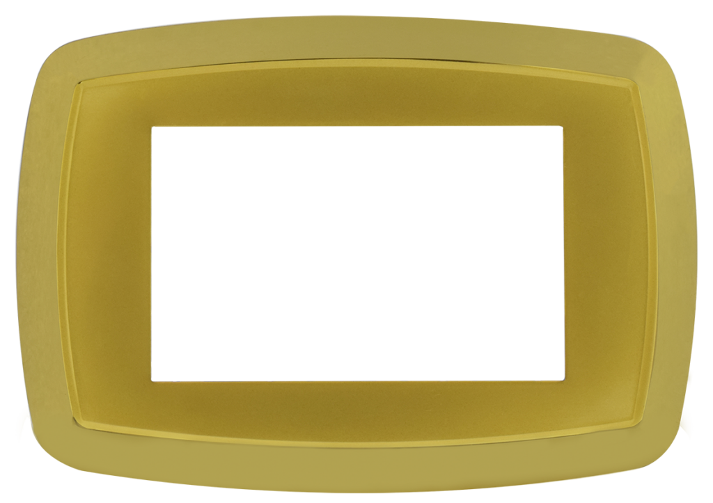 Iron Cover Lena Gold Matt / Gold 3 gang