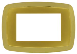 Iron Cover Lena Gold Matt / Gold 3 gang