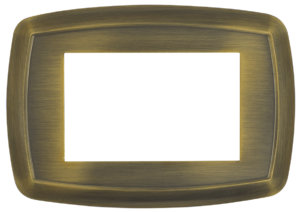 Iron Cover Lena Ocre 3 gang