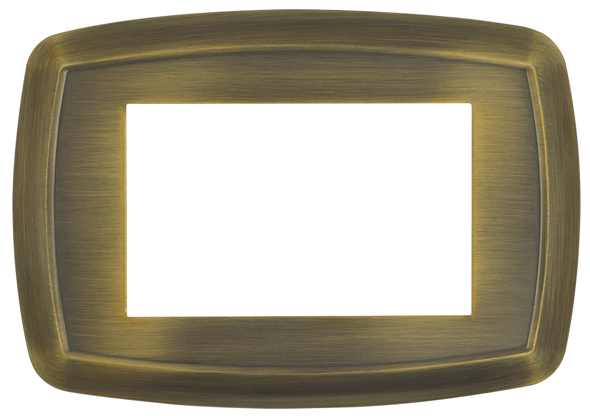 Iron Cover Lena Ocre 3 gang