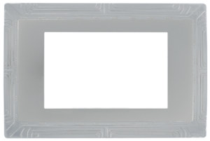 Iron Cover Eva Stainless / Silver 3 gang