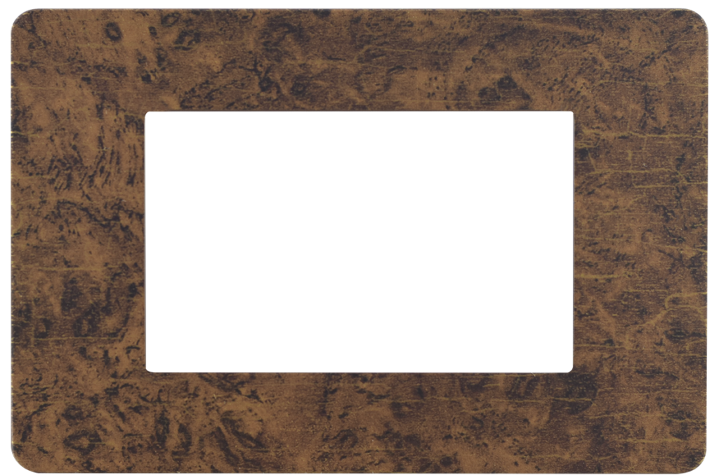 Hams Cover Wooden Gold 3 gang